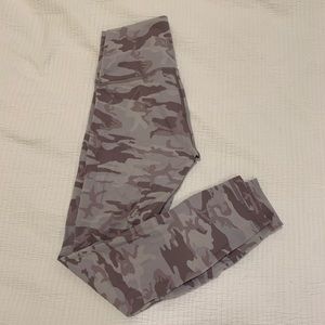Lululemon purple camo leggings